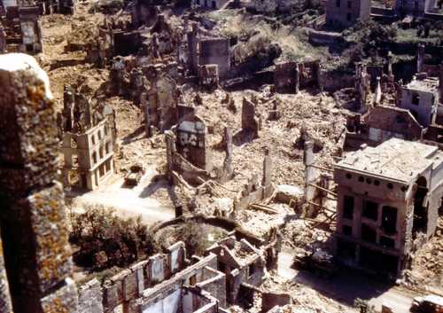 Destroyed French Town