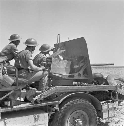 Two-pounder on a flat-bed