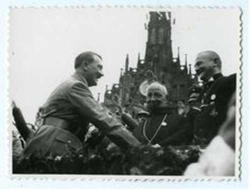 Adolf Hitler and Benito Mussolini