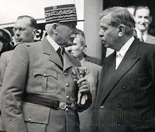 Marshal Pétain and Pierre Laval
