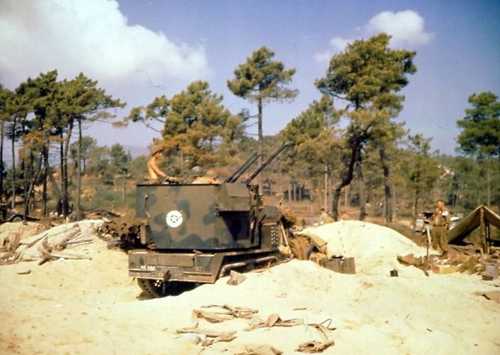 anti-aircraft guns