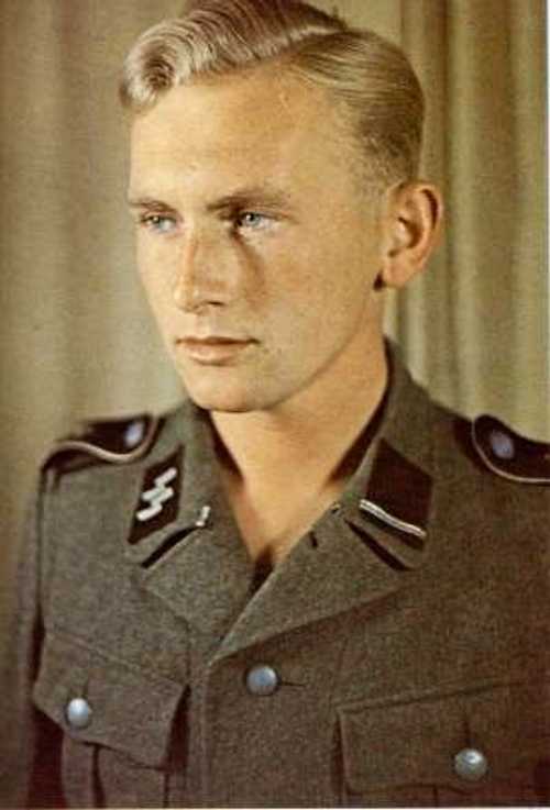 Young soldier of the Waffen-SS