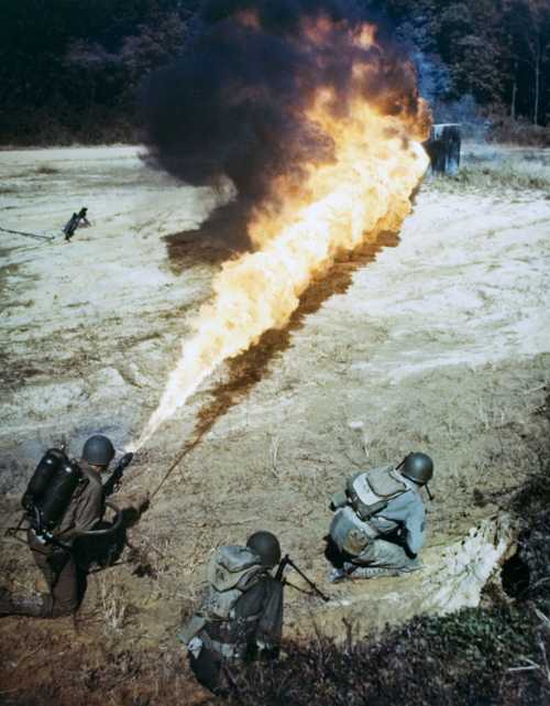 Flamethrower Training