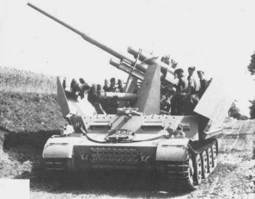 Early Grille 10 with 88mm Flak 37 gun.
