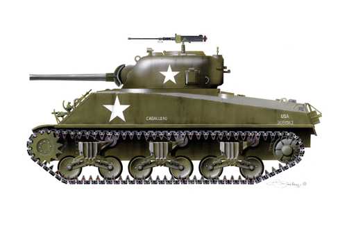 M4A3 Sherman 75mm