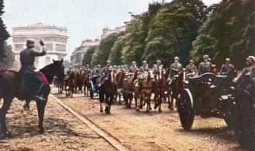 German parade in Paris