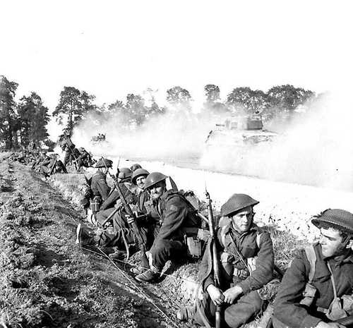 Advance around Caen