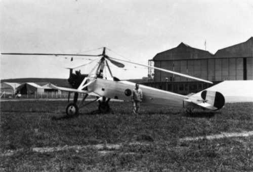First practice with the autogyro