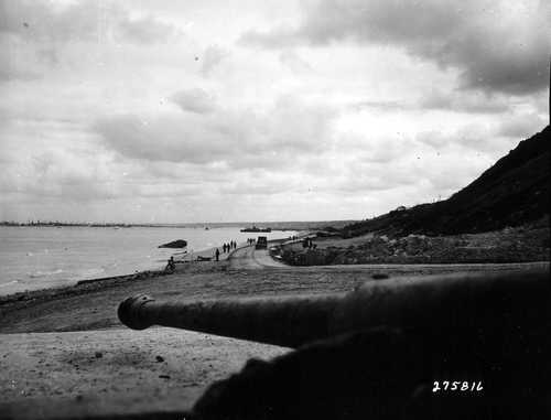 view from german bunker 