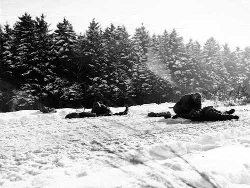 Mortar casulty's,Bulge