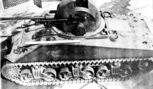 M4 Sherman with 40mm AA gun (T52)