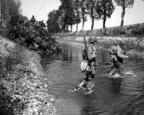 Wet feet in shallow water