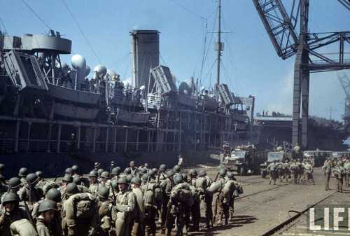 Troop ship