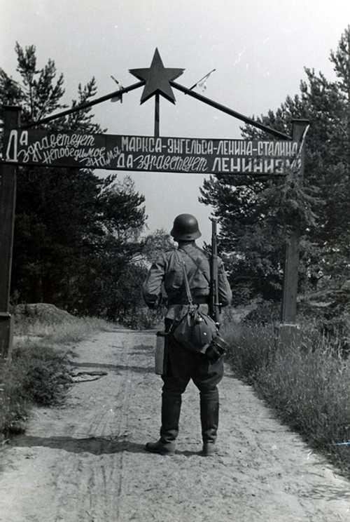 Finnish officer in Riekkala island