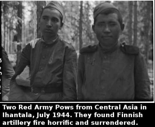 A Cossack and an Uzbek surrendered (1944)