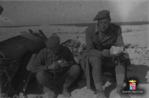 Moment of rest for the marines