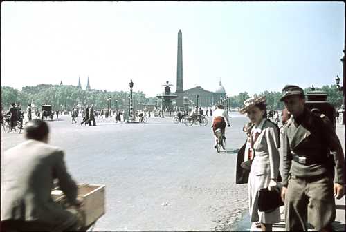 Place de La Concorde during WW2