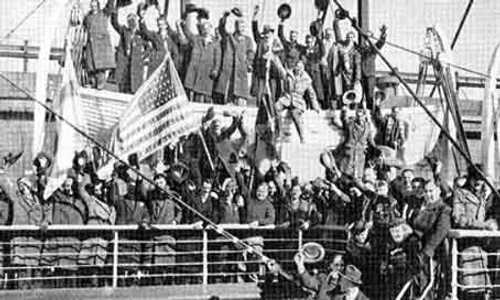 Volunteers from the U.S.