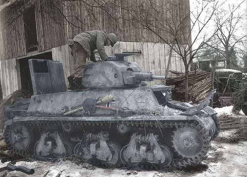  Pz.Kpfw.38 H abandoned