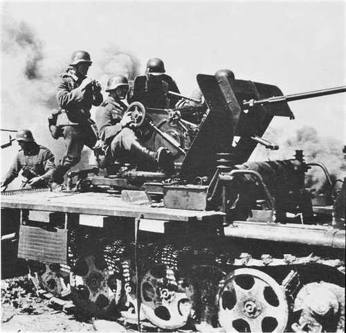 Self-propelled AA-gun