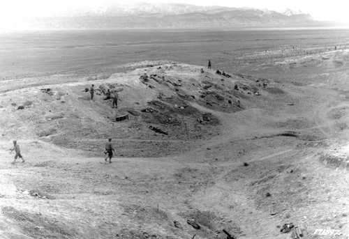 Foxholes and slit trenches