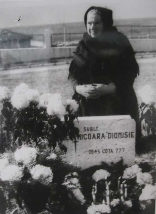 At the soldier's grave.