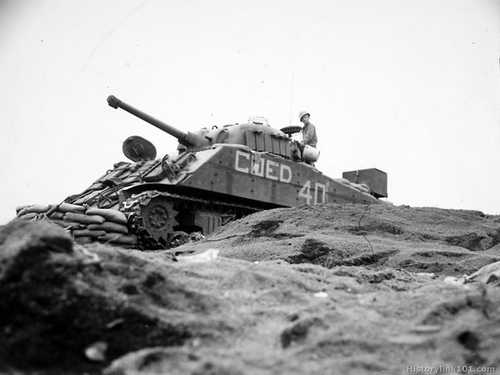 "Coed 40" on Iwo Jima