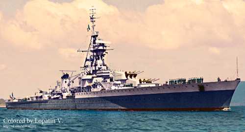 French cruiser "Georges Leygues". 