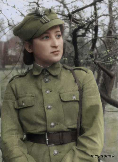 Soldier from the First Kościuszko Division (color)