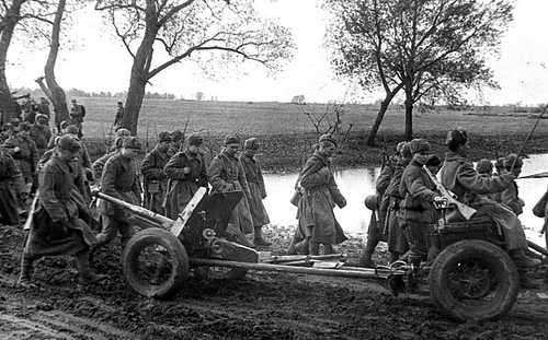 Soviet forces on the move