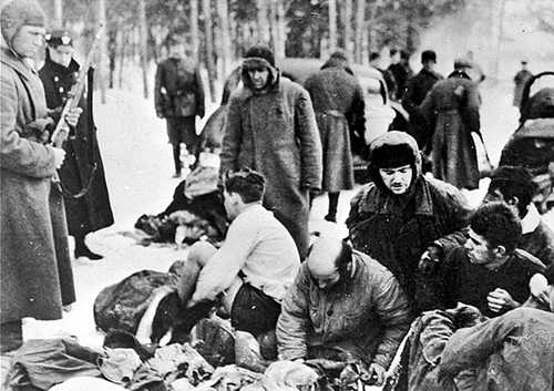 Jews in Ukraine Before Execution, 1942