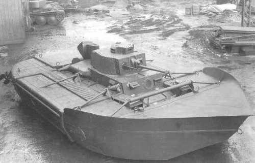 German amphibious tank