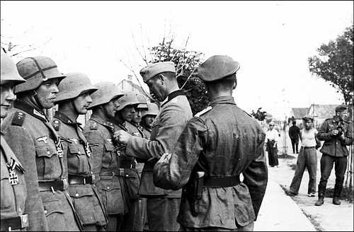 Awarding decorations