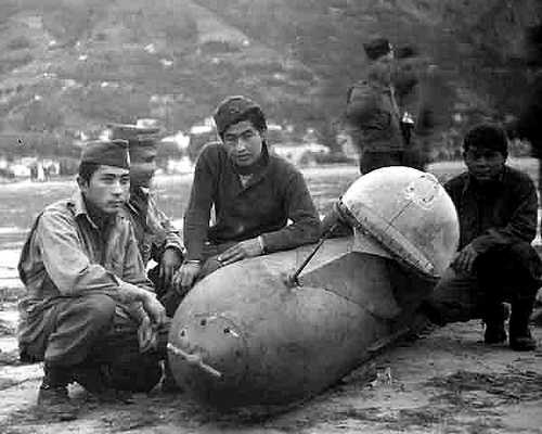 Nisei soldier and a submarine