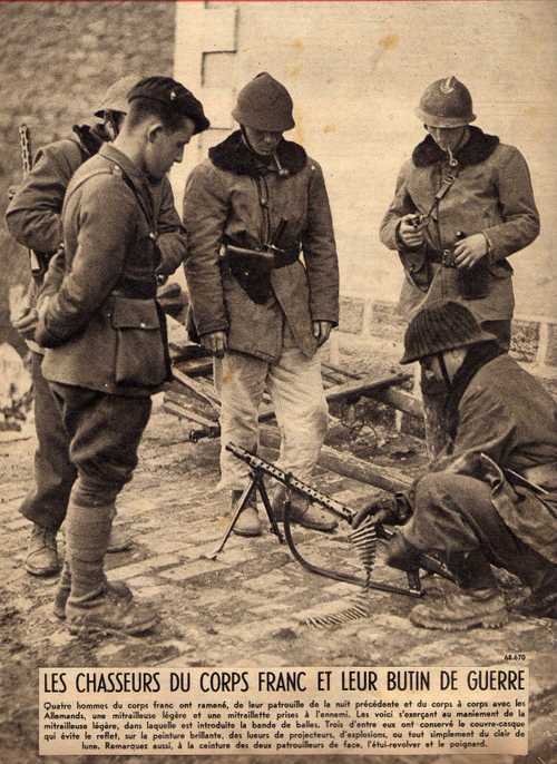 French corps francs, 1940