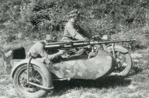 Austrian army motorcycle