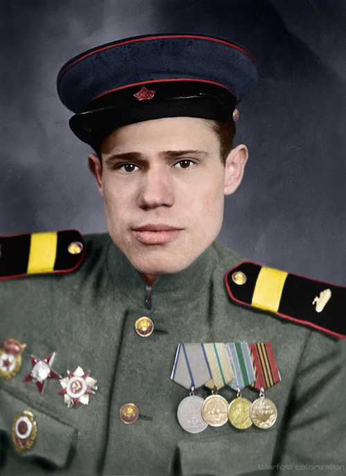 Sergeant tankist in 1945.