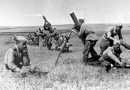 Battery of mortars