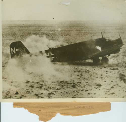Ju-52 strafed