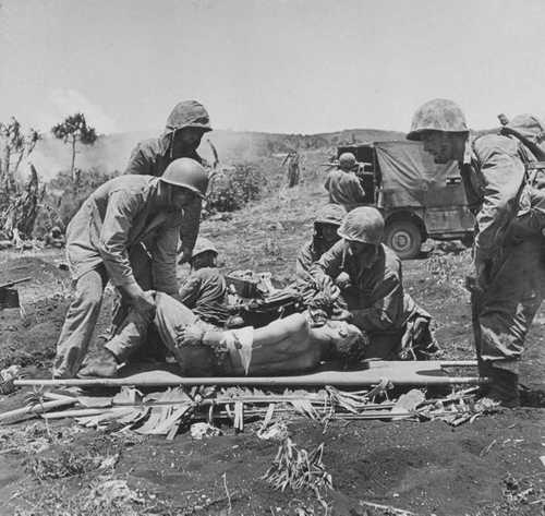 Wounded Marine