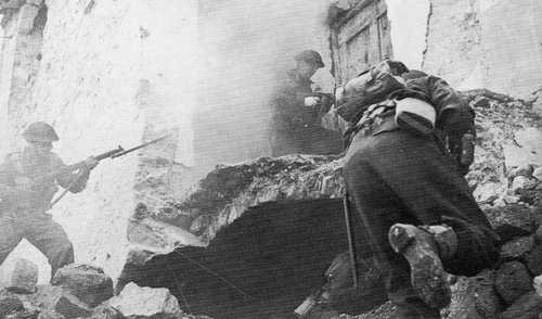 House-to-house fighting in Cassino