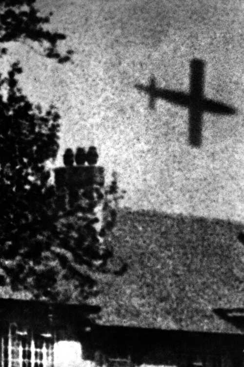 V-1 Rocket in Flight over London