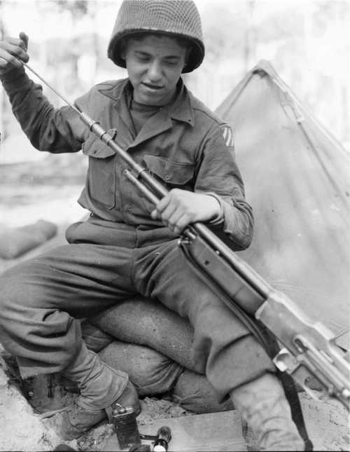 Maintenance on the weapon