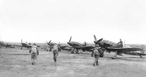 First clashes with the Germans