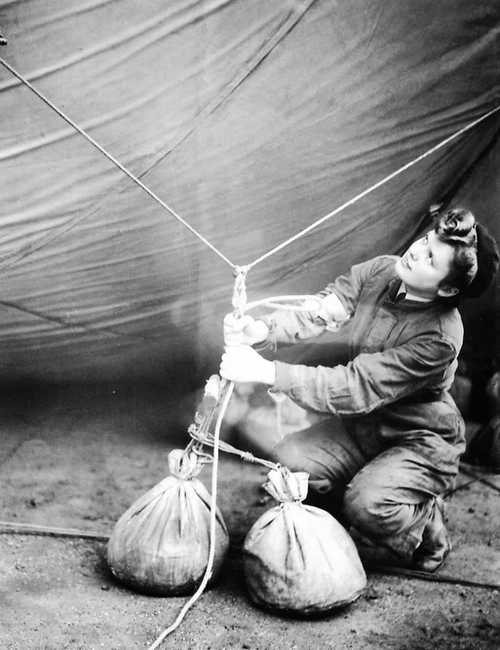 Womens barrage balloon unit