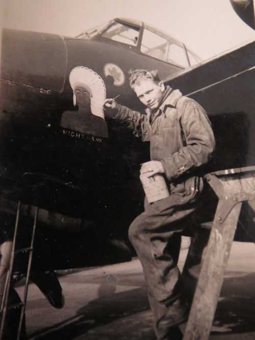 Member of Canadian 409 Squadron