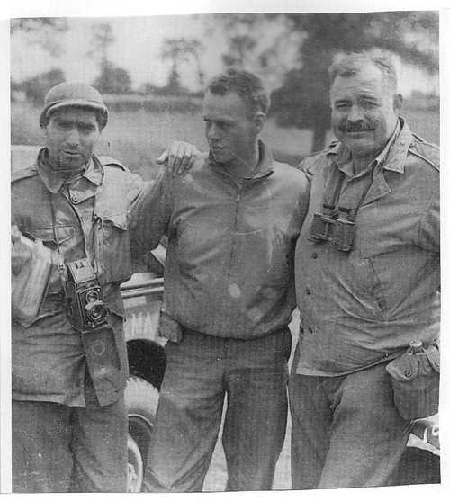 Robert Capa and Ernest Hemingway