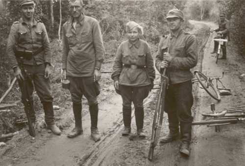 Captured enemy soldiers
