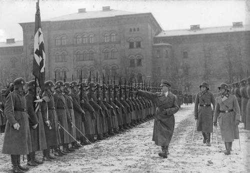 LSSAH inspected by Hitler