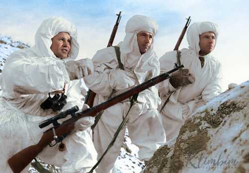 Soviet sniper Vasily Zaytsev, Stalingrad, 1942